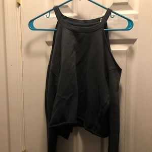 Cold Shoulder Long Sleeve Top